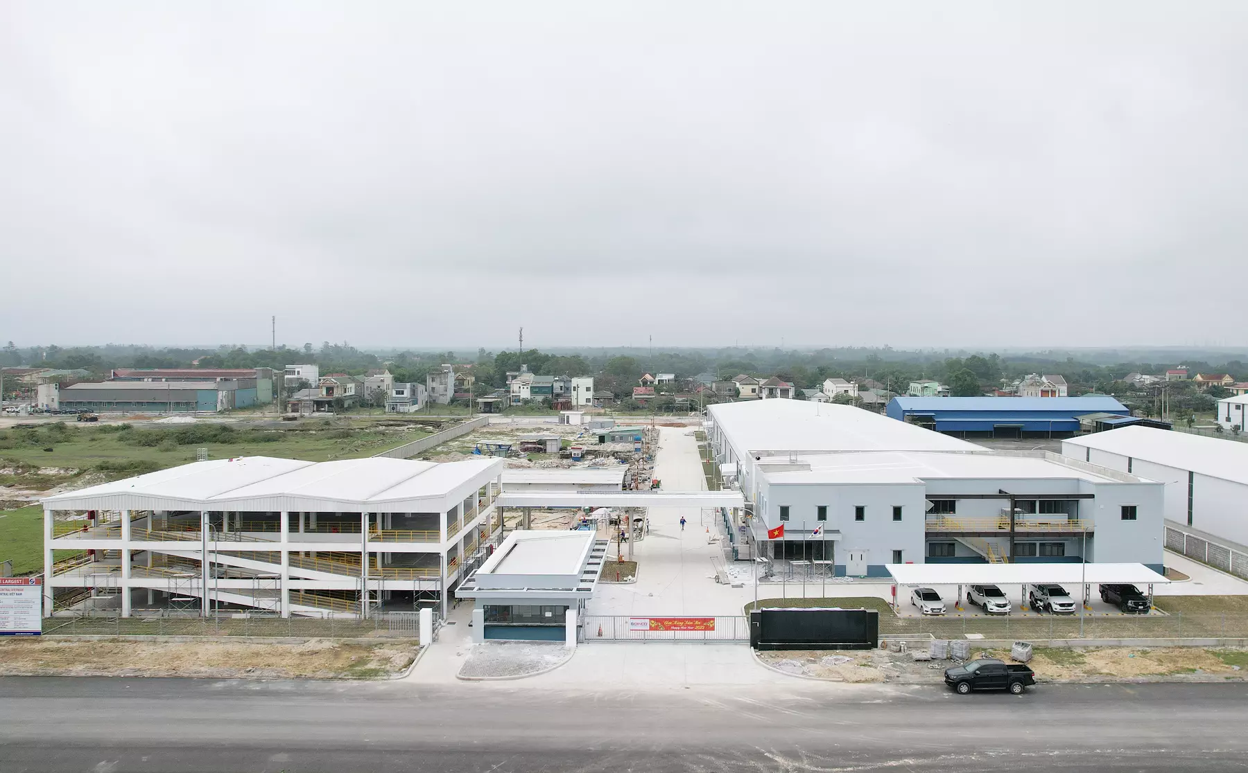 IMAGES OF SANGSHIN CENTRAL VIETNAM PROJECT AFTER 7 MONTHS OF CONSTRUCTION