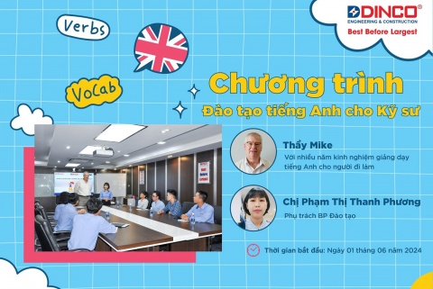 Thông báo: CHƯƠNG TRÌNH ĐÀO TẠO TIẾNG ANH CHO KỸ SƯ