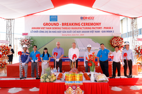 GROUNDBREAKING CEREMONY OF AMANN VIETNAM SEWING THREADS MANUFACTURING FACTORY - PHASE 2