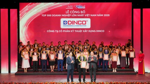 DINCO E&C CONTINUES TO BE HONORED AMONG VIETNAM’S TOP 500 LARGEST ENTERPRISES