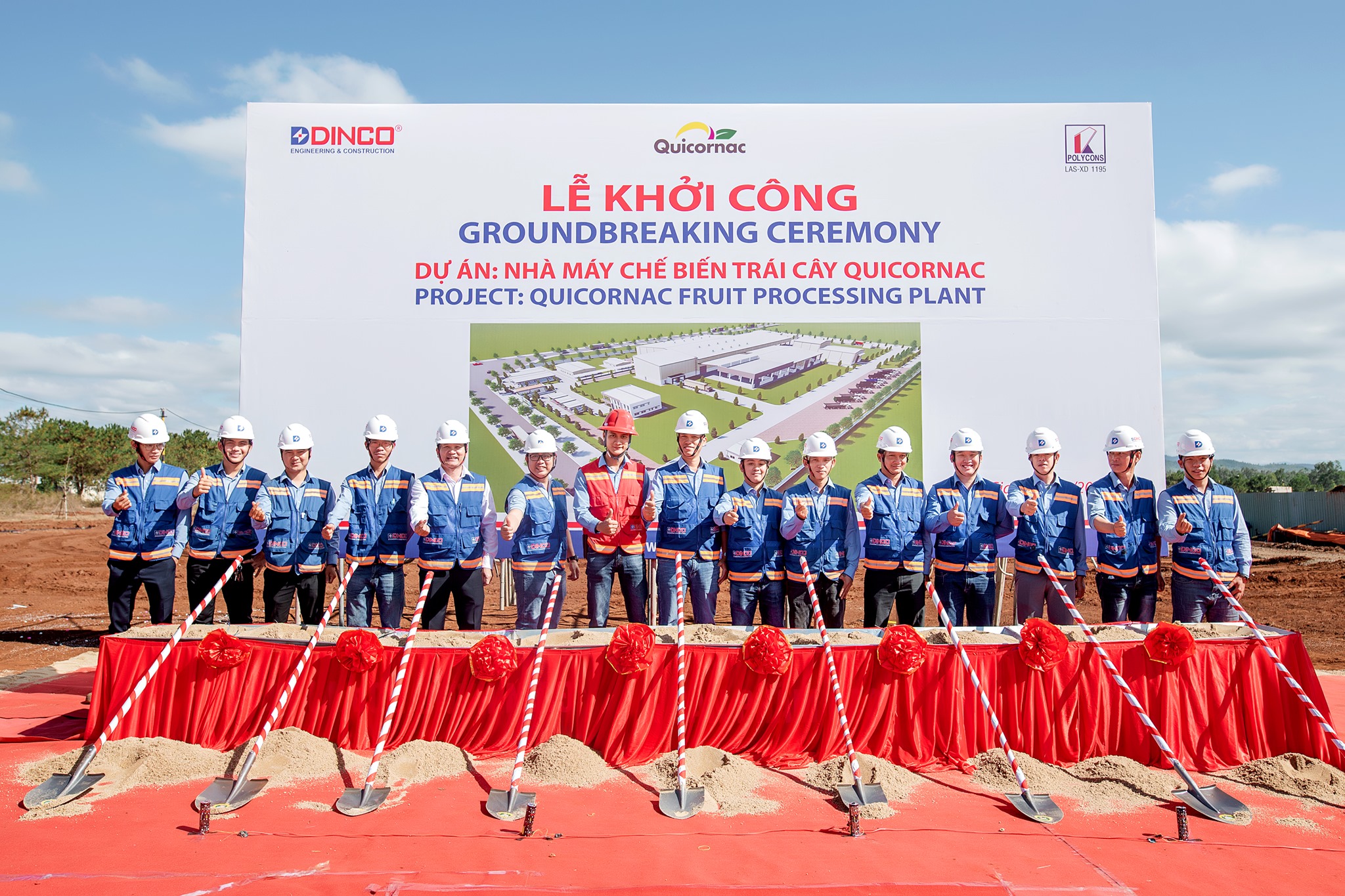 GROUNDBREAKING CEREMONY OF QUICORNAC FRUIT PROCESSING PLANT PROJECT