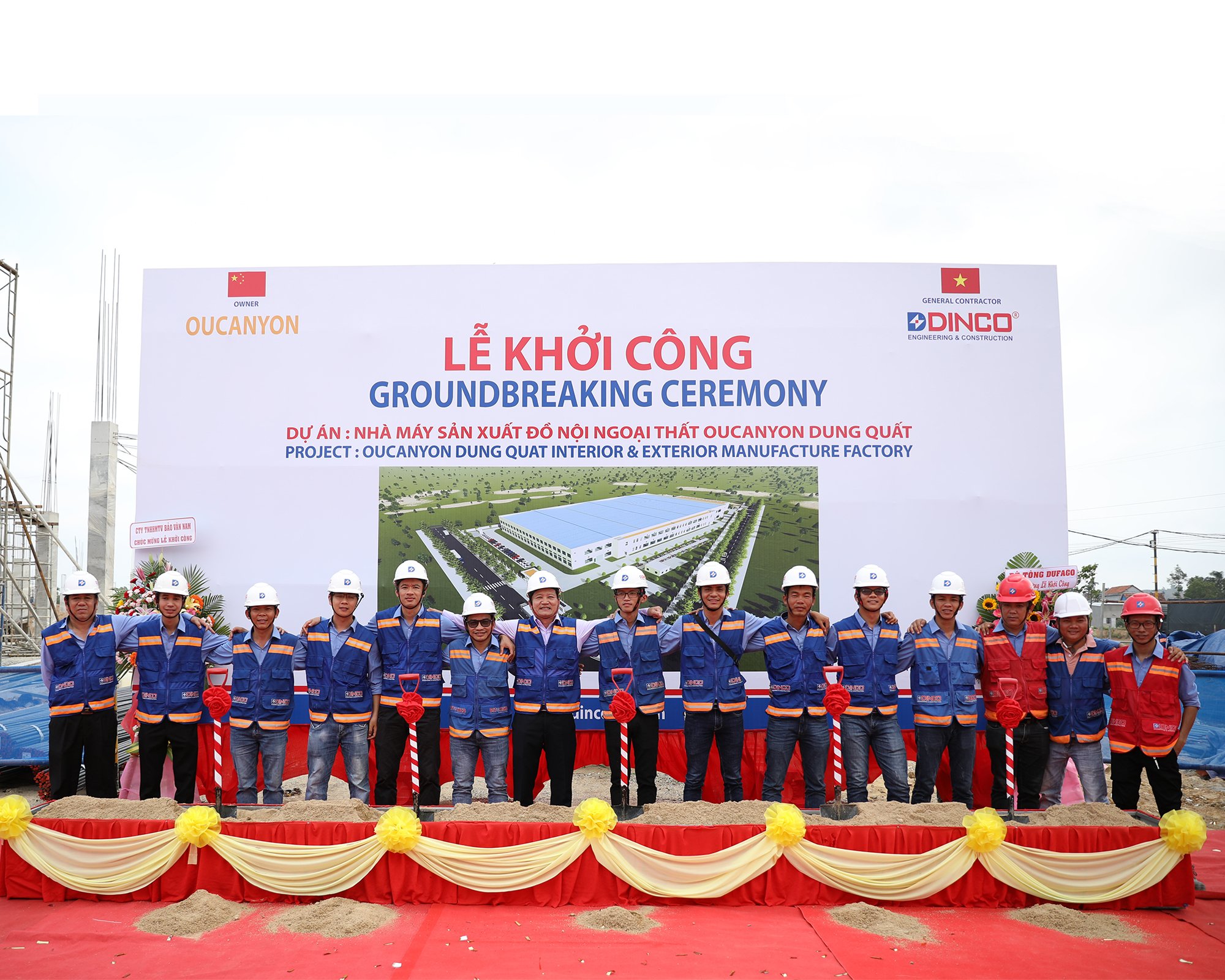 VIDEO KHỞI CÔNG DỰ ÁN NHÀ MÁY SẢN XUẤT ĐỒ NỘI NGOẠI THẤT OUCANYON