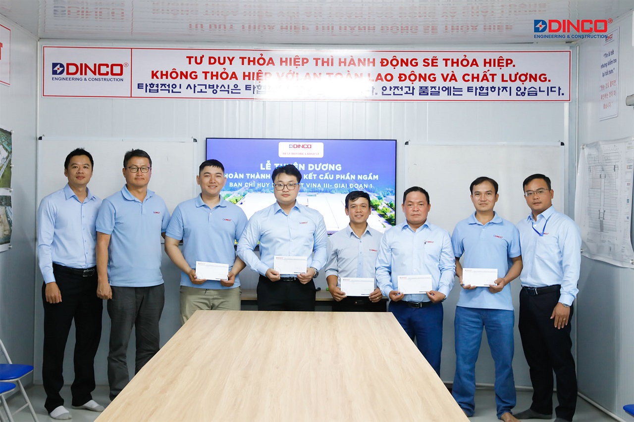 ban chỉ huy dự án ICT Vina III